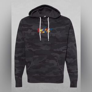 Phillip Defranco Emotionally Exhausted Black Camo Hoodie